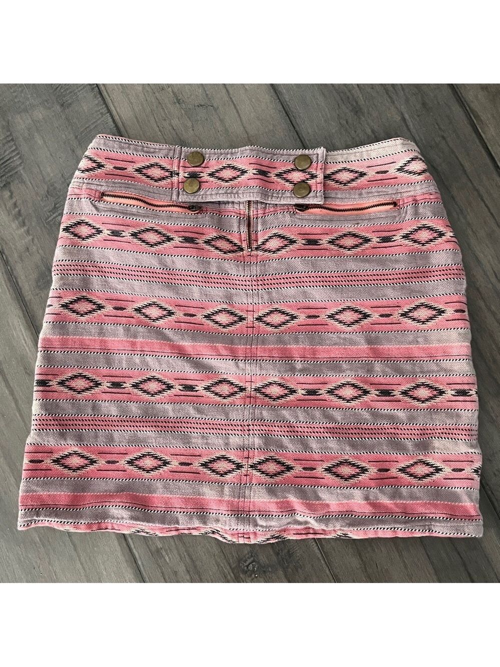 Tasha Polizzi Southwestern Mini Skirt - Size Medium